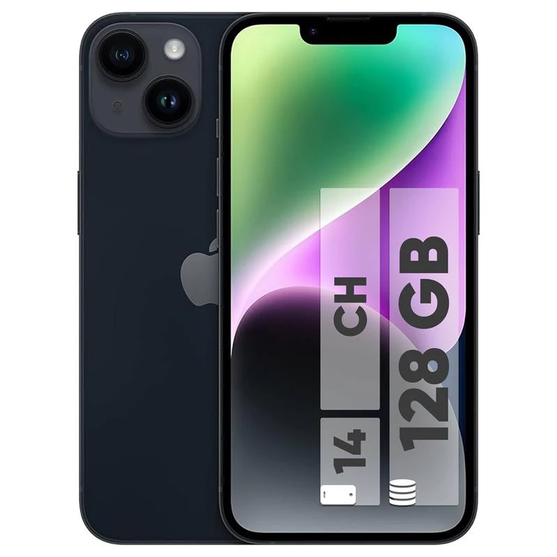 گوشی موبایل اپل مدل iPhone 14 CH دو سیم‌ کارت ظرفیت 128 گیگابایت و رم 4 گیگابایت