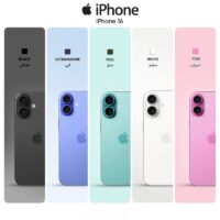 گوشی موبایل اپل مدل256 iPhone 16 CH دو سیم‌ کارت ظرفیت256گیگابایت و رم 8 گیگابایت