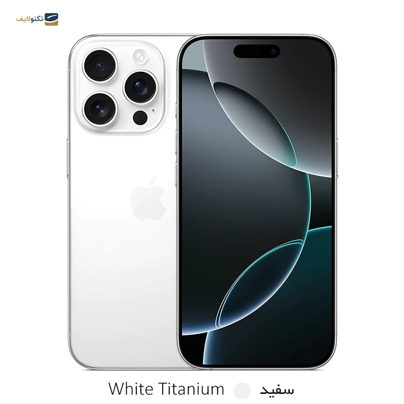 گوشی موبایل اپل مدلiPhone 16pro 128 ch دو سیم‌ کارت ظرفیت128گیگابایت و رم 8 گیگابایت