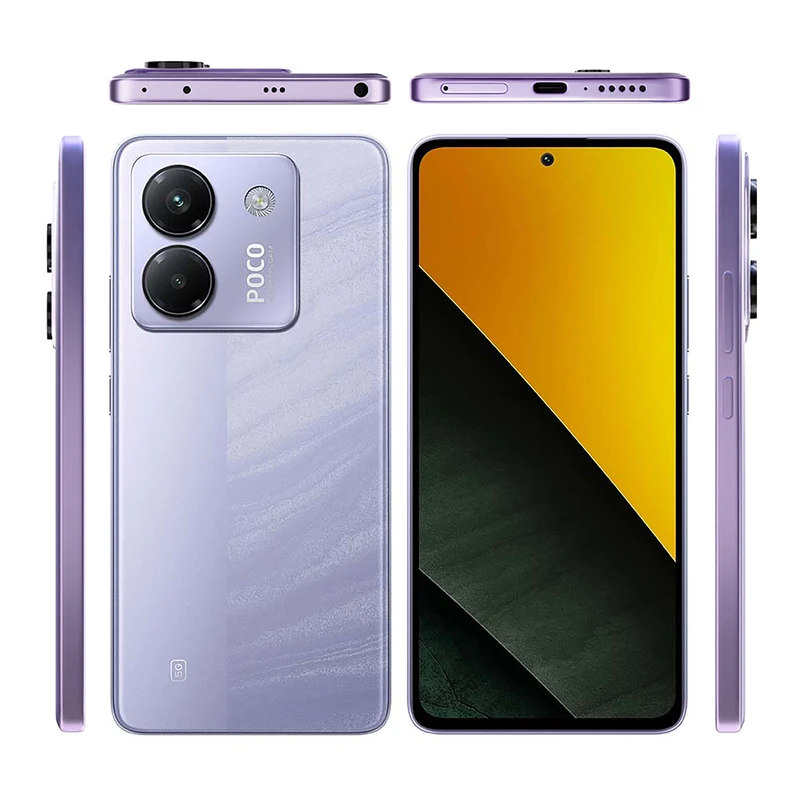 Poco M7 pro گوشی موبایل شیائومی مدل Poco M7 Pro 5G دو سیم کارت ظرفیت 256 گیگابایت و رم 12 گیگابایت