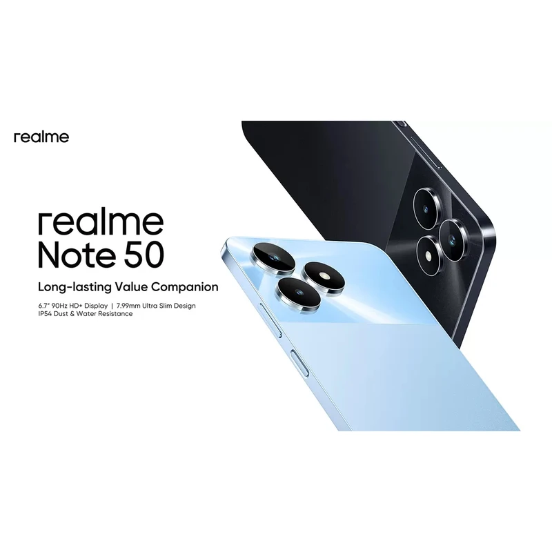 گوشی ریلمی Note 50 رجیستر‌شده دو سیم‌کارت 256 گیگابایت با رم 4 گیگابایت 4G