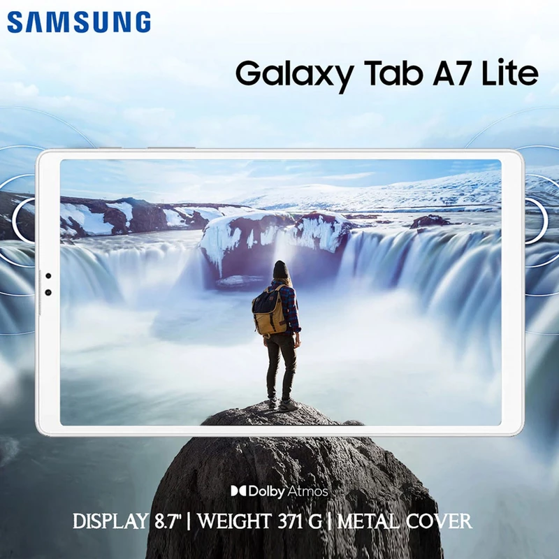 تبلت 8.7 اینچ سامسونگ مدل Galaxy Tab A7 Lite-T225، ظرفیت 32 گیگابایت و رم 3 گیگابایت
