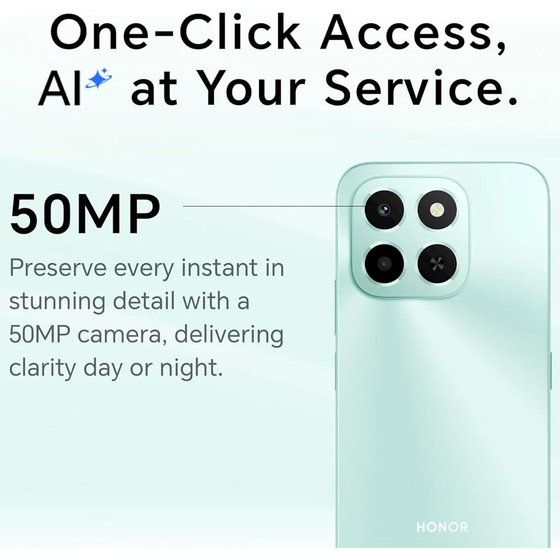 HONER X6c گوشی موبایل آنر مدل X6c دو سیمکارت ظرفیت 128 گیگابایت و رم 6 گیگابایت