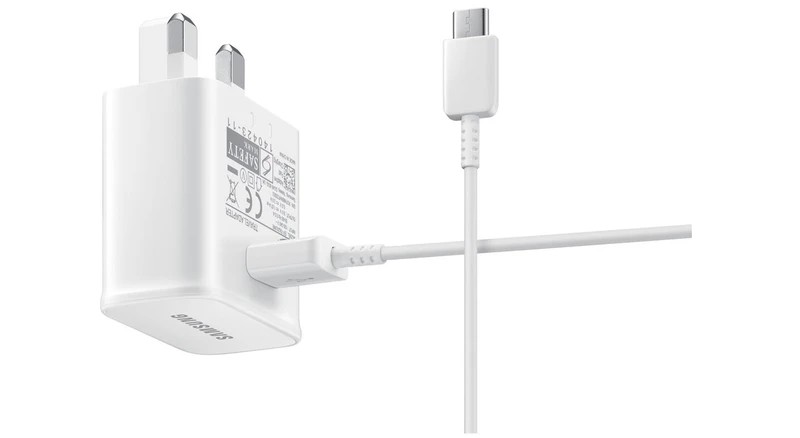 شارژر فست شارژ سامسونگ مدل Travel Adapter 15W با کابل رنگ سفید