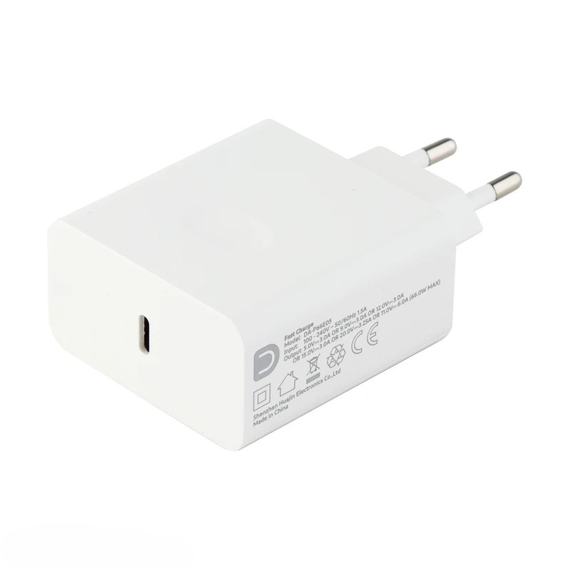 شارژر فست 66 وات داریا مدل DA-P66E05، دارای خروجی USB Type-C