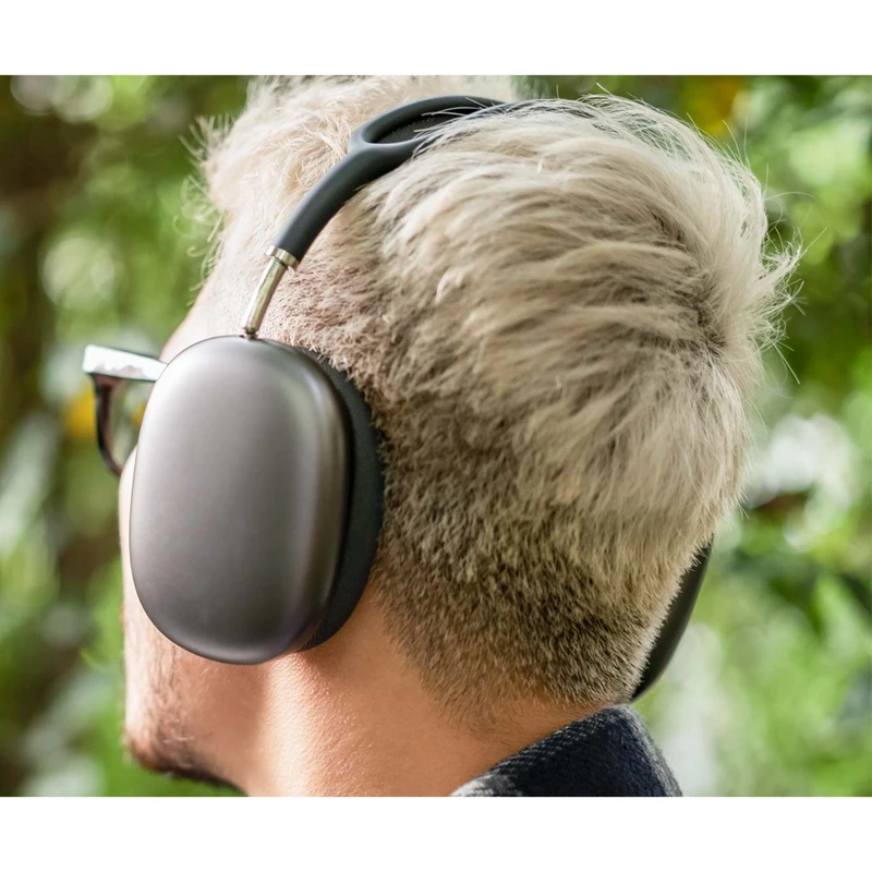 هدفون بلوتوثی اپل مدل AirPods Max 2024 با نویز کنسلینگ فعال (ANC)، نویز کنسلینگ میکروفون (ENC)، قابلیت پخش صدای محیطی (Transparency)، درگاه شارژ USB Type-C، مقاوم در برابر رطوبت و عرق