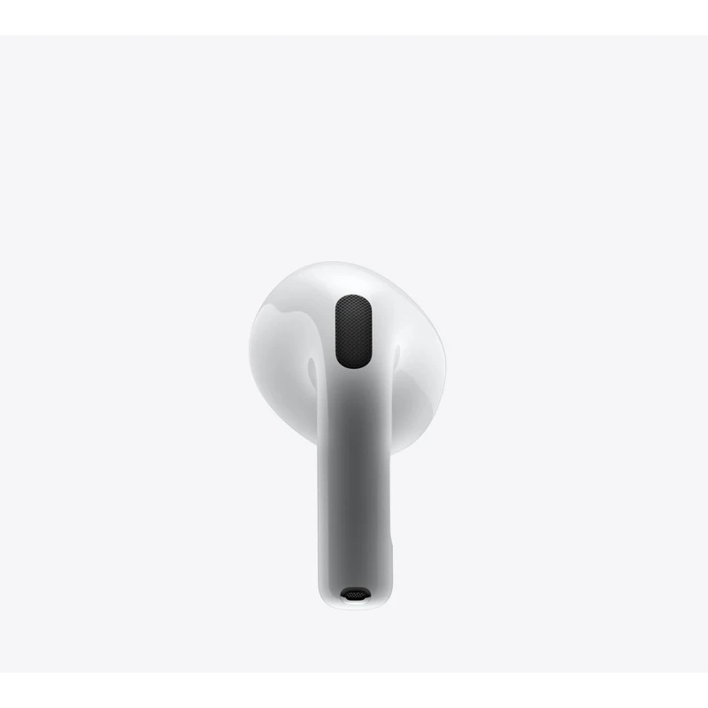 هدفون بلوتوثی اپل مدل AirPods 4 دارای نویز کنسلینگ، درگاه شارژ USB-Type-C و شارژ بی سیم، با قابلیت اتصال به چند دستگاه، پشتیبانی از فرمان لمسی و دستیار صوتی، نشانگر LED، مقاوم در برابر پاشش آب و گرد و غبار