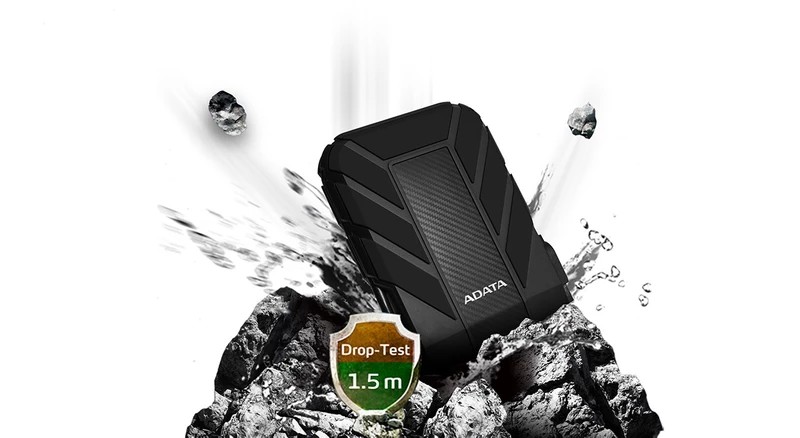 هارد اکسترنال ای دیتا مدل HD710 Pro با ظرفیت یک ترابایت دارای رابط USB Type-A 3.0، سازگار با گوشی موبایل، تبلت، کامپیوتر و لپ‌تاپ (ویندوز و مک) با سرعت چرخش 5400 دور در دقیقه، مقاوم در برابر ضربه، نفوذ گرد و غبار، خط و خش، دارای نشانگر LED