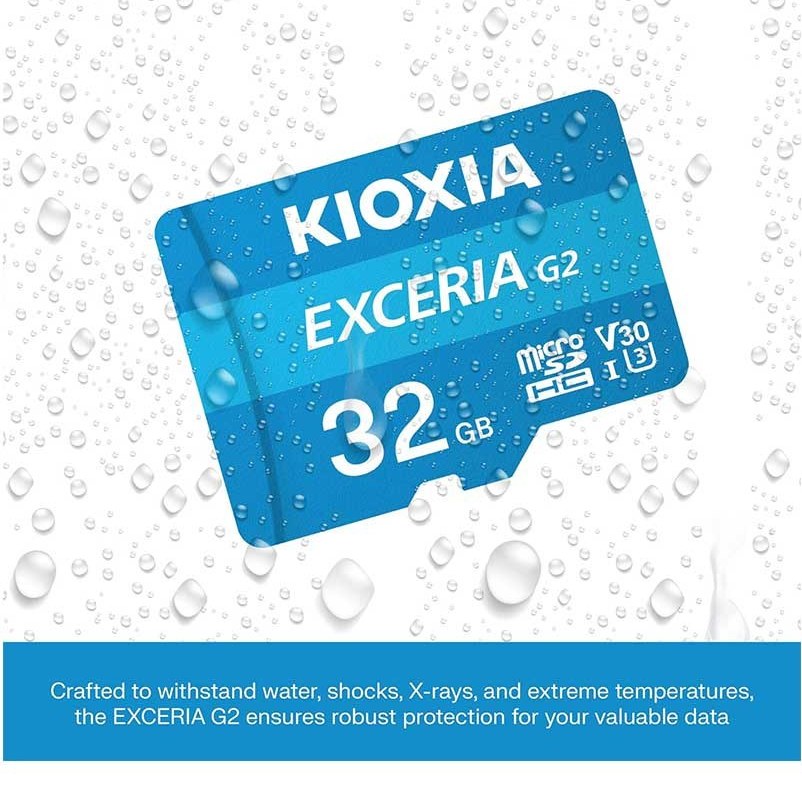 کارت حافظه‌ microSDXC کیوکسیا مدل EXCERIA کلاس 10 استاندارد UHS-I U1 سرعت 100MBps ظرفیت 32 گیگابایت بسته 10 عددی