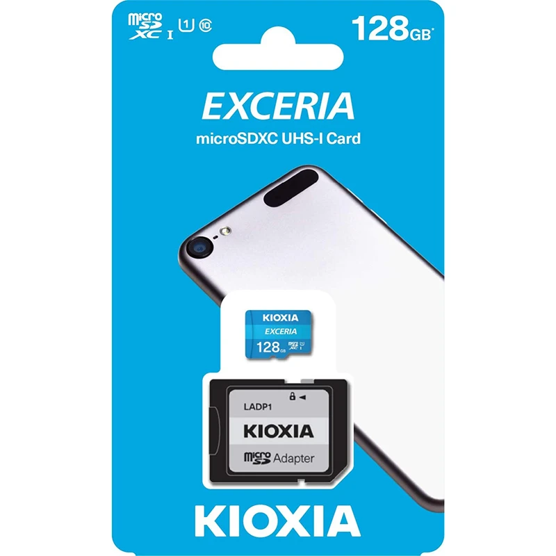 کارت حافظه SDXC کیوکسیا مدل EXCERIA کلاس 10 استاندارد UHS-1 سرعت 100MBps ظرفیت 128 گیگابایت