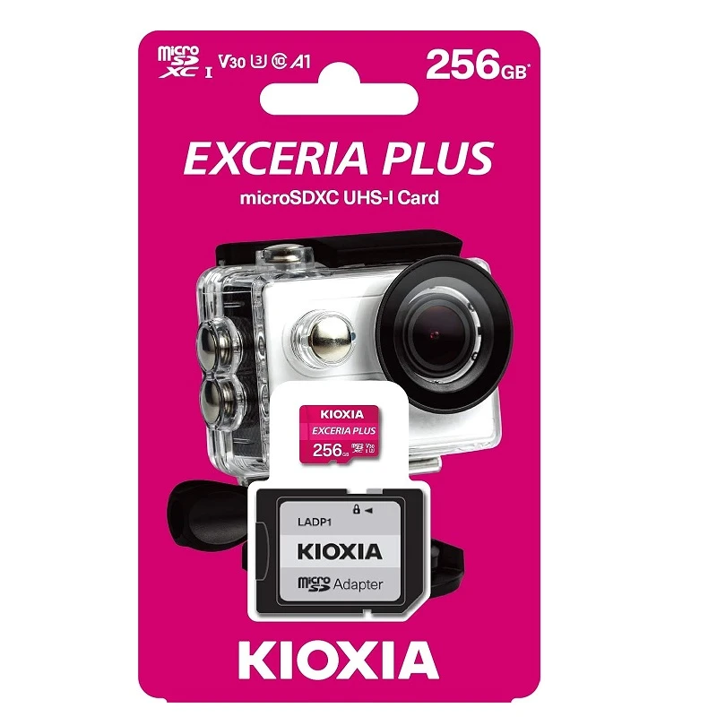 کارت حافظه‌ microSDXC کیوکسیا مدل EXCERIA PLUS کلاس 10 استاندارد U3 سرعت 100MBps ظرفیت 256 گیگابایت