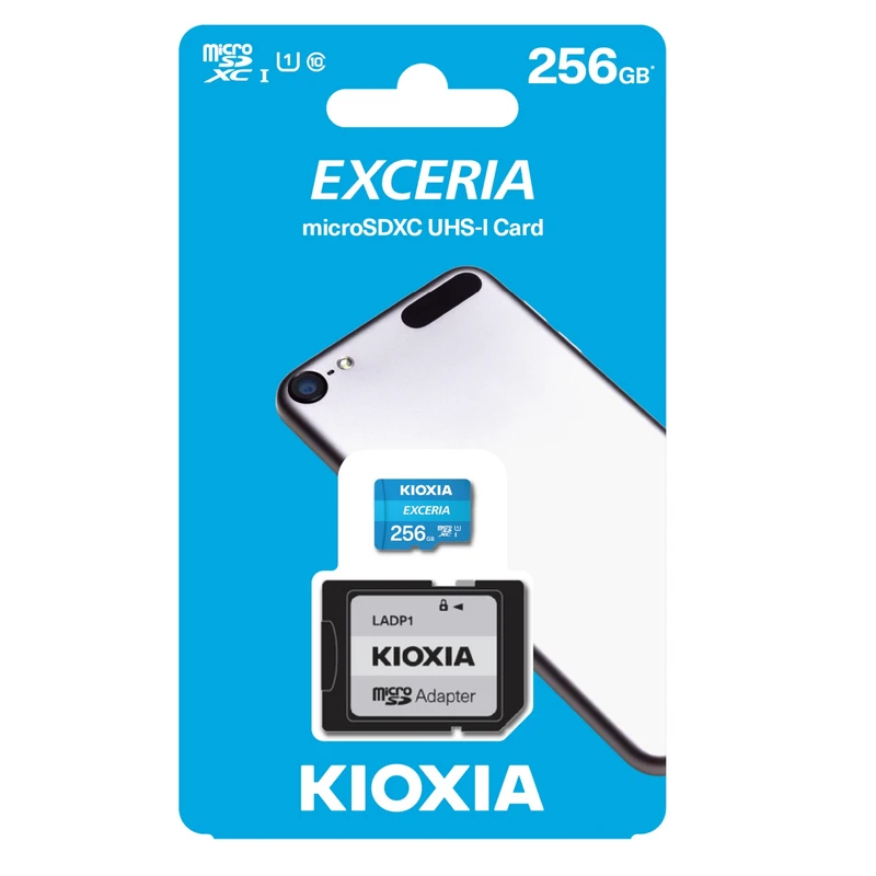 کارت حافظه‌ microSDXC کیوکسیا مدل EXCERIA PLUS کلاس 10 استاندارد U3 سرعت 100MBps ظرفیت 256 گیگابایت