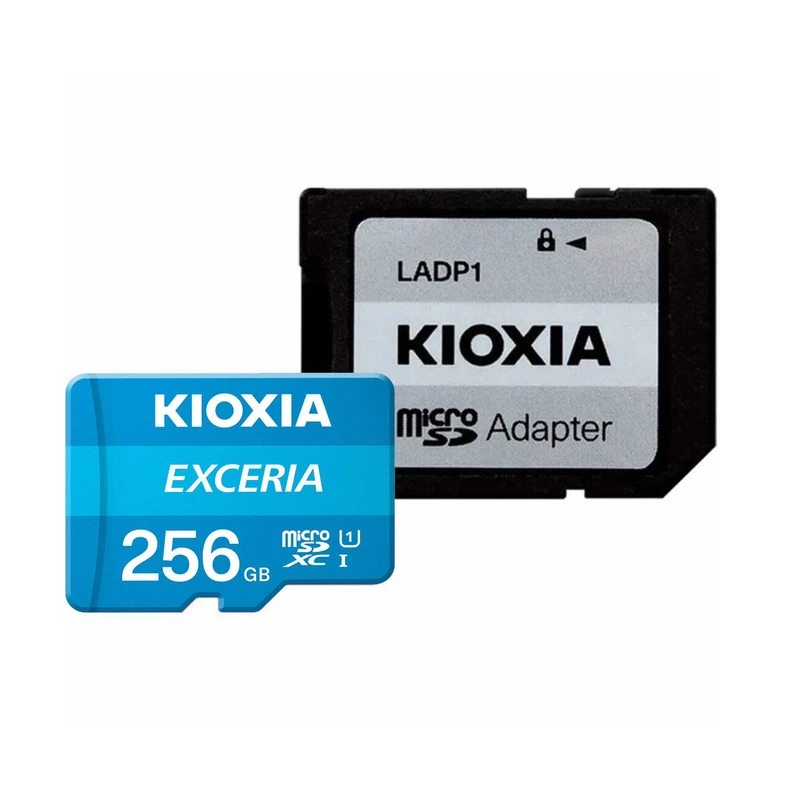 کارت حافظه‌ microSDXC کیوکسیا مدل EXCERIA PLUS کلاس 10 استاندارد U3 سرعت 100MBps ظرفیت 256 گیگابایت