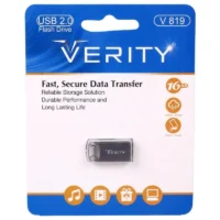 فلش مموری 16 گیگابایت وریتی مدل V-819، دارای رابط‌ USB 2.0، طول عمر زیاد، ضد آب، خش و شوک