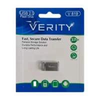 فلش مموری 32 گیگابایت وریتی مدل V-819، دارای رابط‌ USB 2.0، طول عمر زیاد، ضد آب، خش و شوک