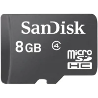 کارت حافظه داخلی سن دیسک مدل MicroSDHC کلاس 4 سرعت 4MBps ظرفیت 8 گیگا بایت