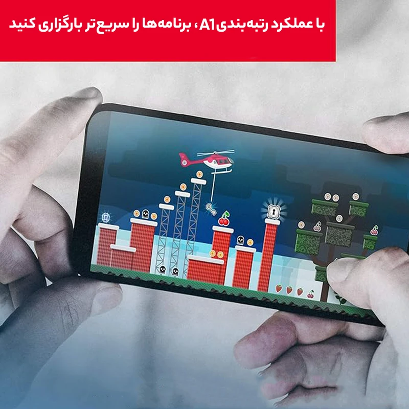 کارت حافظه microSDXC سن دیسک مدل Ultra A1 کلاس 10 استاندارد UHS-I سرعت 100MBps ظرفیت 64 گیگابایت