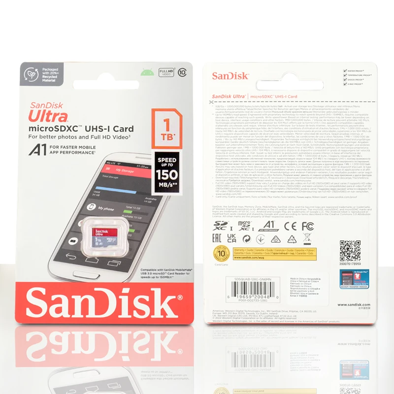 کارت حافظه سن دیسک مدل Extreme Pro 4k استاندارد UHS-I U3 سرعت 200MBps ظرفیت 1 ترابایت