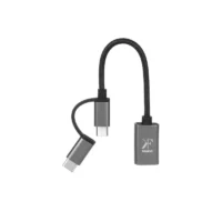مبدل OTG USB به microUSB و USB-c کی اف-سنیور مدل A330